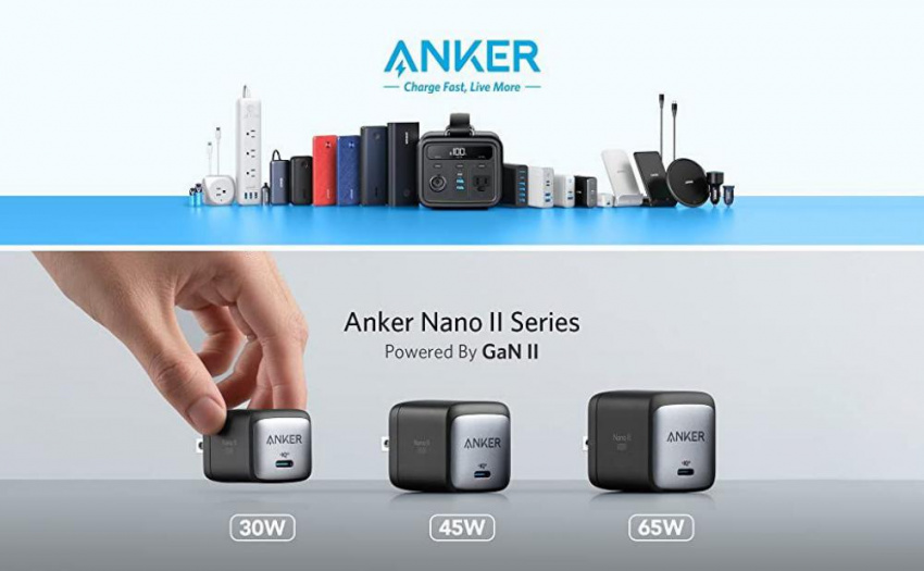 Anker Nano II 65W GaN II PPS USB C Fast Charger Adapter | GadStyle BD